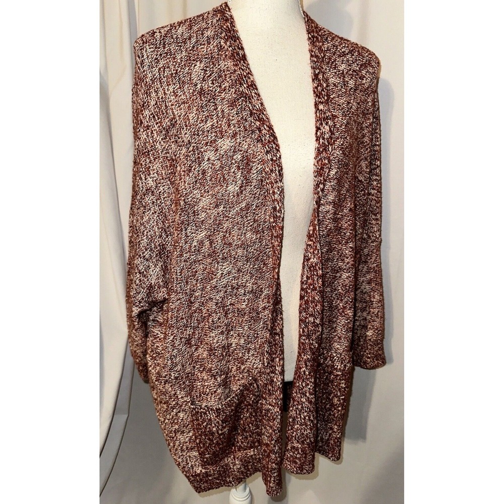 Universal Thread Cardigan Womens Size XXL Knit Drop Shoulder Open Front Pockets